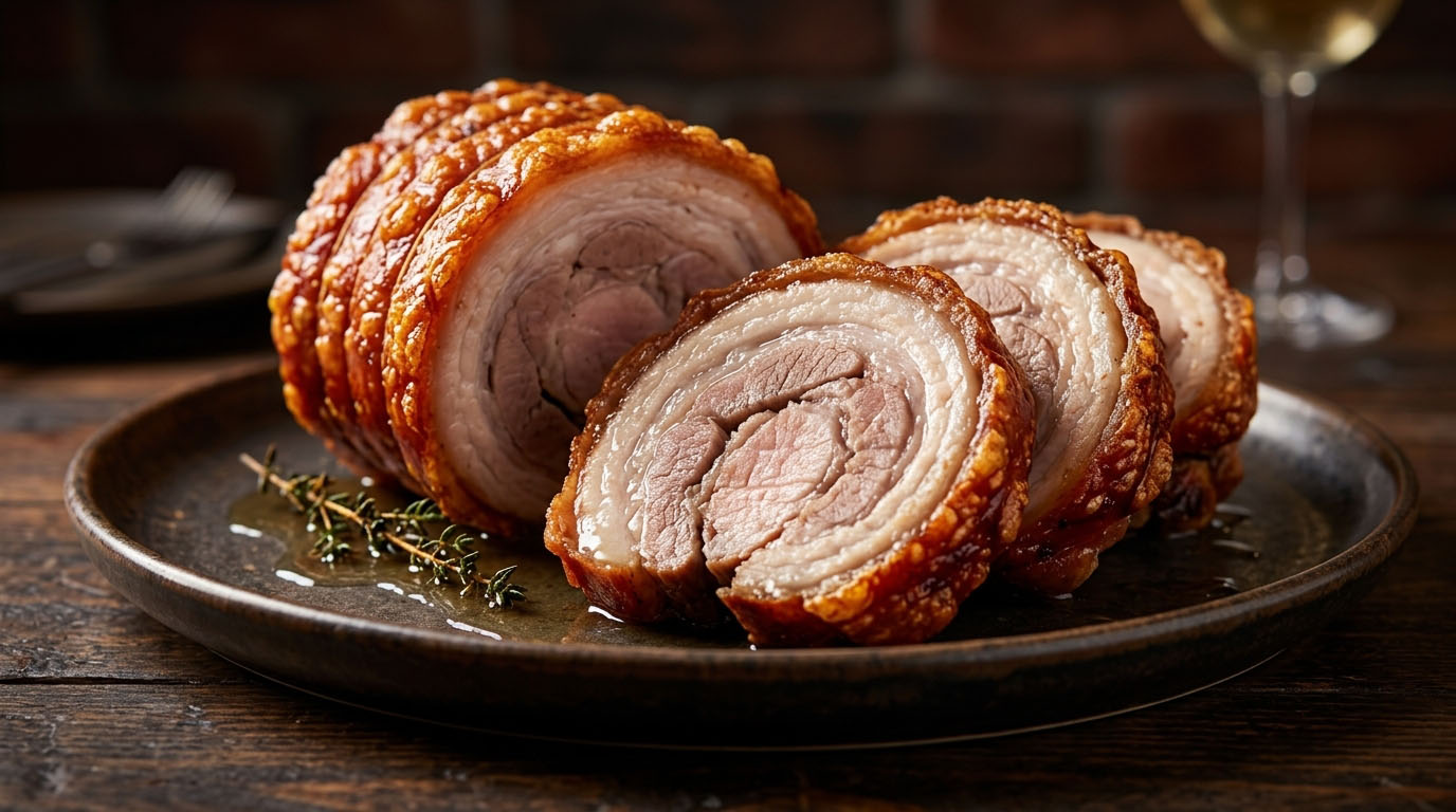 Crispy Pork Belly Roll